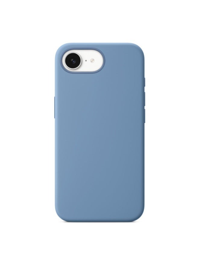 Generic - Suitable For Apple For Iphone16e(2025) Mobile Phone Case Solid Color Liquid Silicone Magnetic Suction Case Simple All-inclusive Case-Color:Black-Applicable Models:16e [liquid Style + Packaging With Label] - Image 1