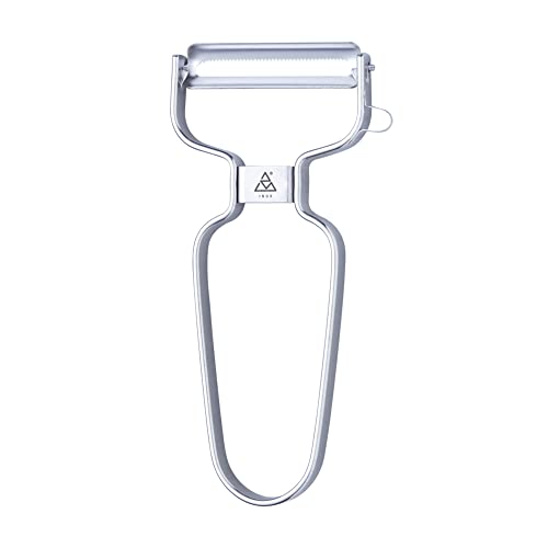 triangle Y-Peeler - 2 in (50 mm) - Stainless Steel Horizontal Serrated Blade - Peeler for Fruits & Vegetables - Ergonomic Handle - Dishwasher Safe - Made in Germany - Image 1
