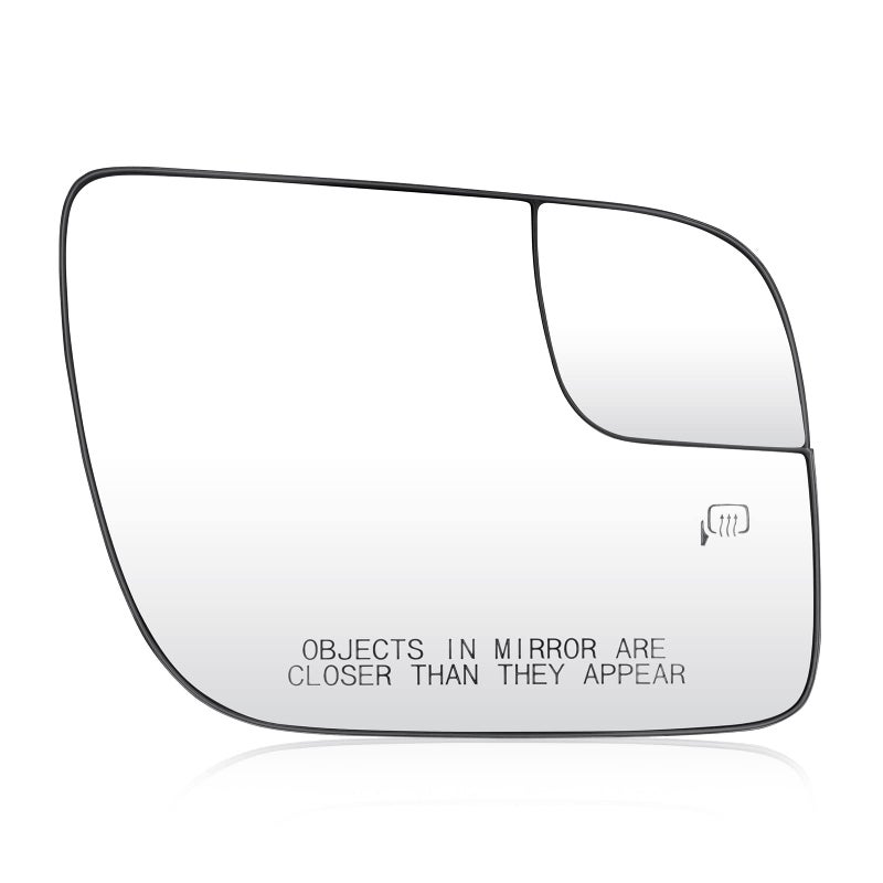 Passenger Right Side View Heated Mirror Glass Replacement for 2011 2012 2013 2014 2015 2016 2017 Ford Explorer Replace BB5Z17K707A