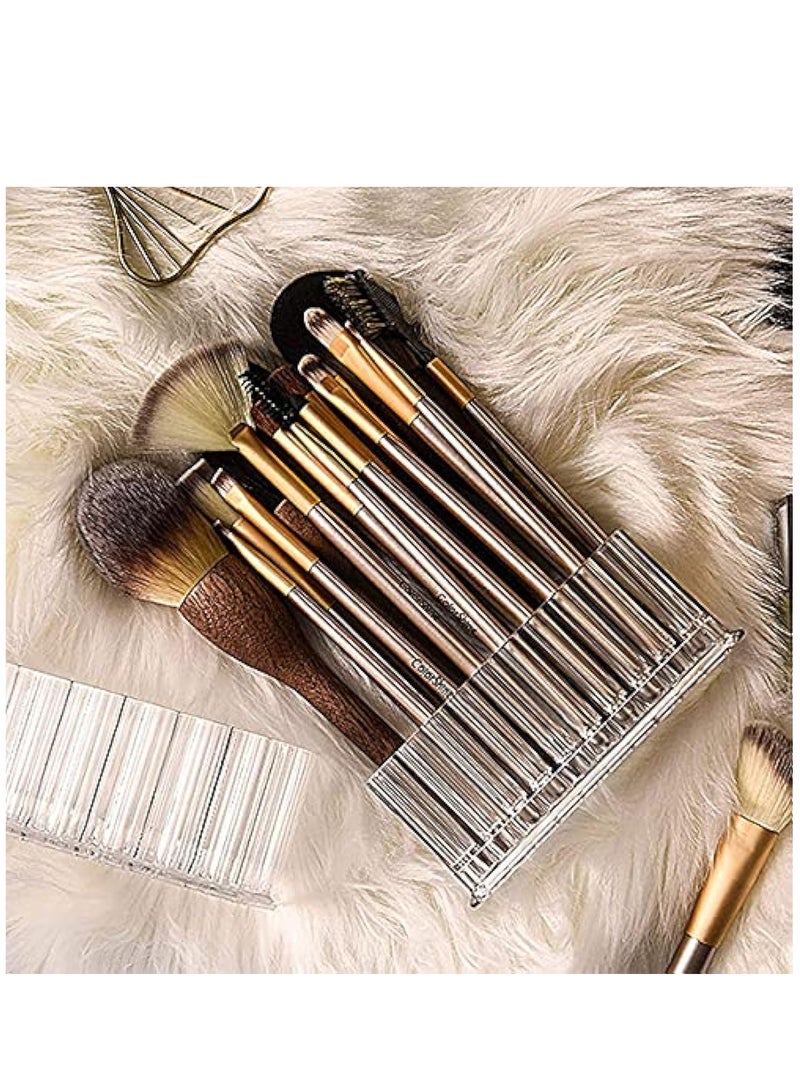 Hihonor Makeup Brush Holder Organizer, Acrylic Eyeliner Lip Liner Holder Storage Box, Clear Brushes Beauty and Cosmetic Display Stand Storage Box, 26 Slots  - Image 4