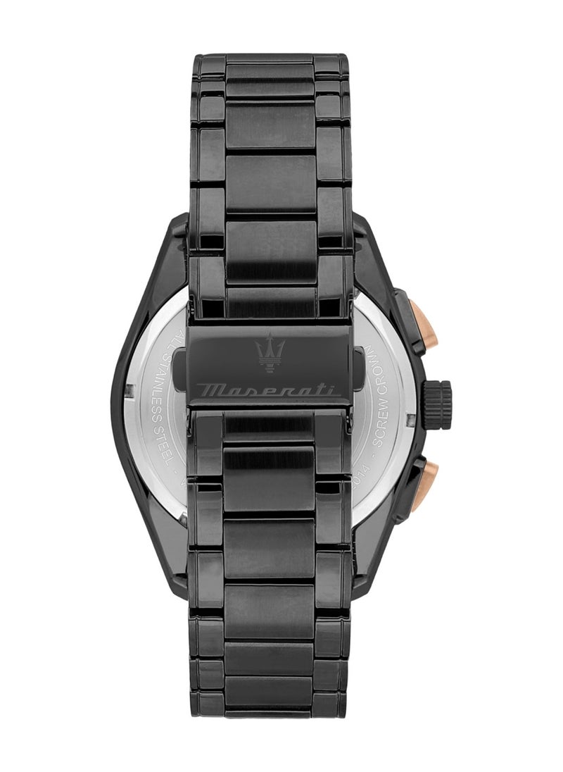 Maserati - Men's Traguardo Chronograph Analog Dial Black Colour Watch R8873612016 - Image 1