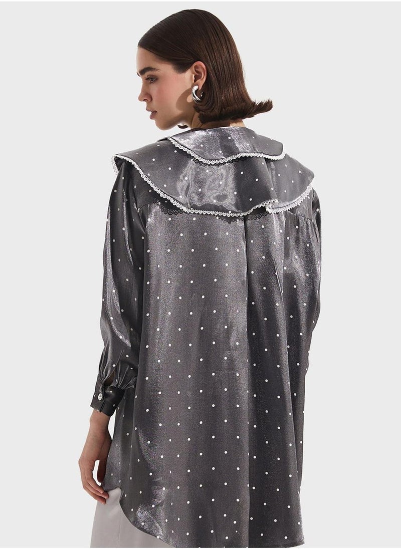 JUNE Baby Collar Button Down Shirt - Image 2