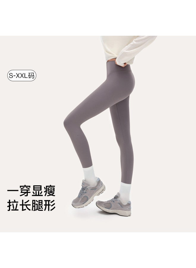 ubras Soft Air-Layered Brushed Tummy Control Leggings, Slimming, Comfortable, Wearable Outside, Women'S Tight Pants - Image 2