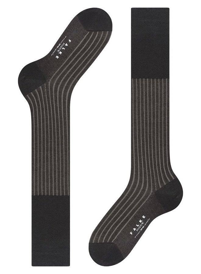 FALKE Men's Shadow Socks, Cotton, Grey (Grey-White 3030), 8.5-9.5 (1 Pair), Grey (Grey-White 3030), 42.5-43.5 EU - Image 4