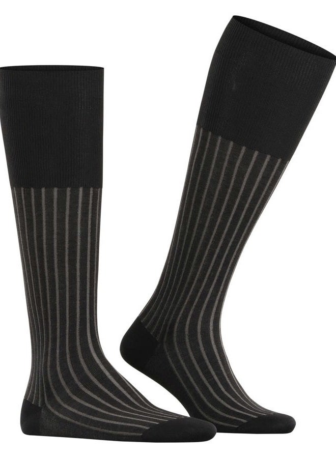 FALKE Men's Shadow Socks, Cotton, Grey (Grey-White 3030), 8.5-9.5 (1 Pair), Grey (Grey-White 3030), 42.5-43.5 EU - Image 2