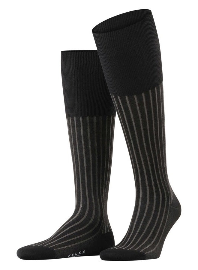 FALKE Men's Shadow Socks, Cotton, Grey (Grey-White 3030), 8.5-9.5 (1 Pair), Grey (Grey-White 3030), 42.5-43.5 EU - Image 1