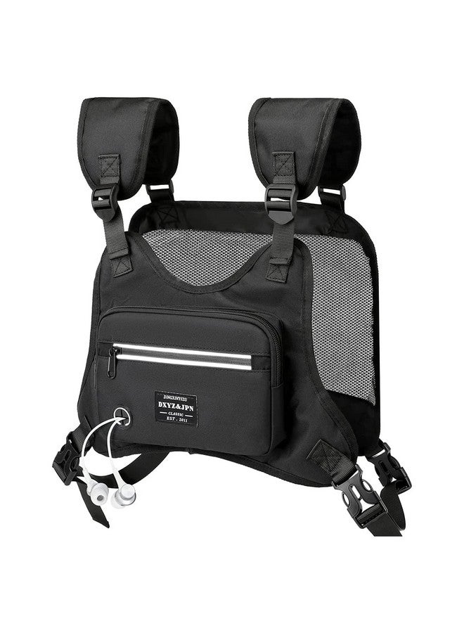GUSTAVE¬Æ Chest Bag for Men Women, Stylish Tactical Vest Chest Bag Men, Adjustable Rig Bag for Hiking, Camping, Night Running, Exercise - Image 1