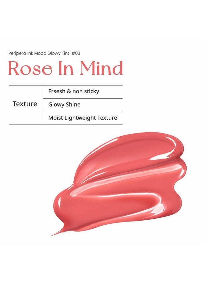 لون شفاه متوهج من بيريبيرا إنك، يُضفي امتلاءً على الشفاه، مرطب طبيعي، خفيف الوزن، مُعزز للتوهج، يدوم طويلًا، مريح، غير لزج، مناسب للقناع، لا يترك طبقة بيضاء (03 ROSE IN MIND) - Image 5