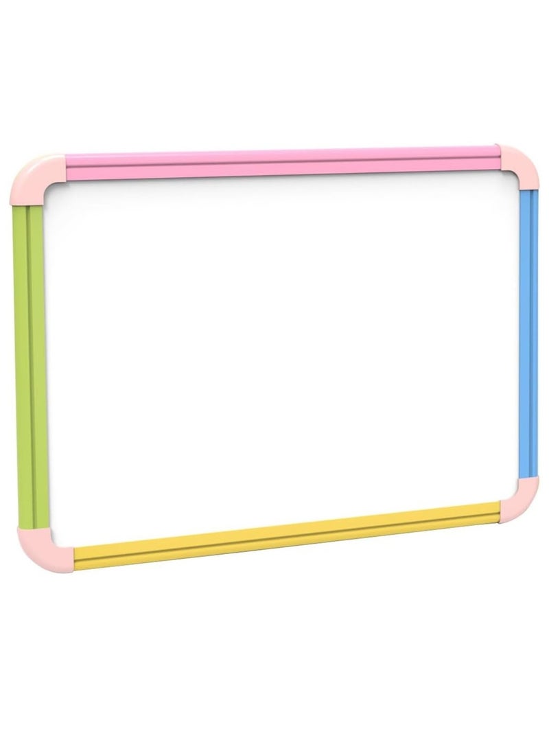 Maxi A3 Size Double Sided Dry Erase White Board Pastel Coloured Borders - Image 2