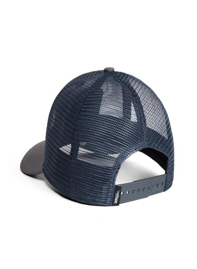 SITKA Icon Mesh Mid Pro Trucker Hat - Adjustable Outdoor Snap Back Hat for Men, Lead, One Size Fits All - Image 2