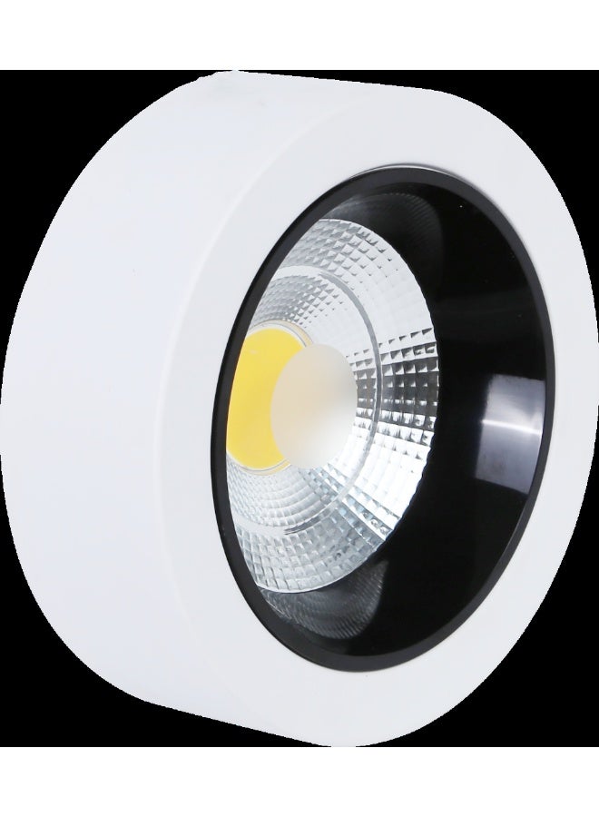 TOEFL Visible anti-glare lamp, white frame, lighting color, white, 18 watts, 20 cm, TOEFL - Image 1