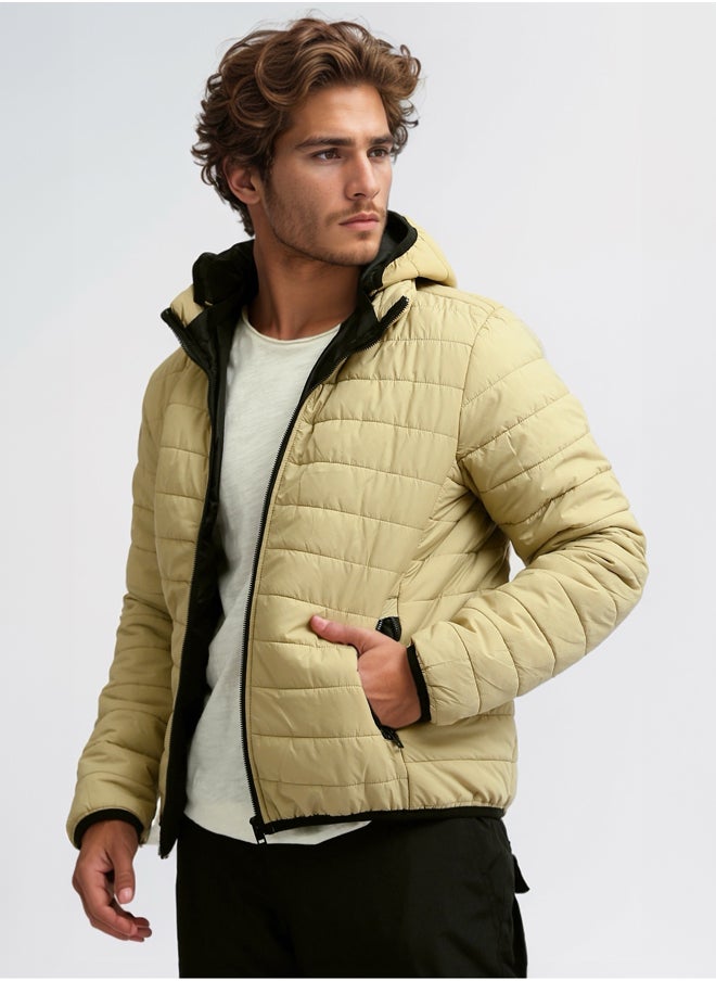 RAVIN - Regular Fit Capishu Puffer Jacket With Two Side Pockets - Image 1