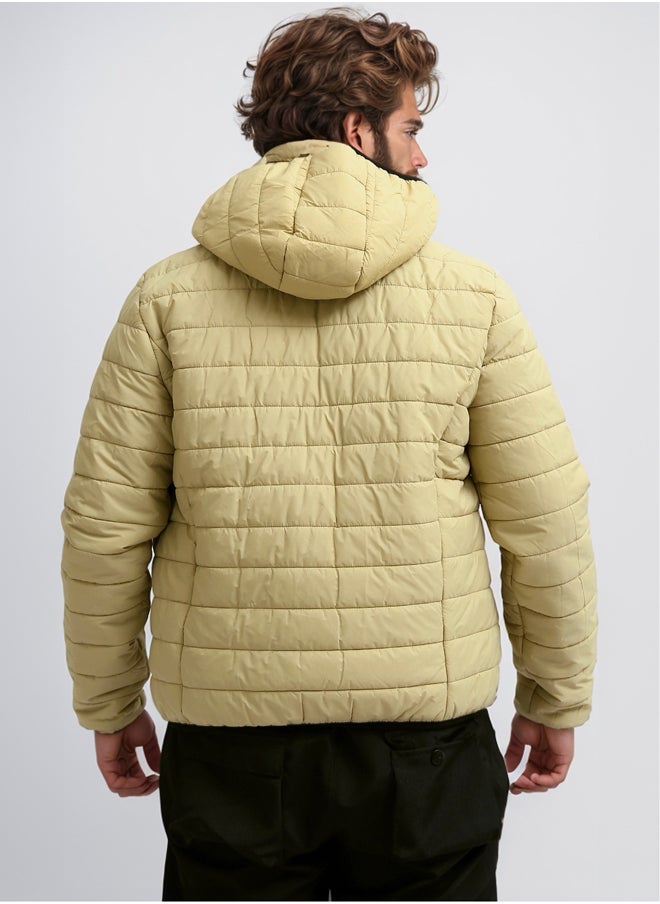 RAVIN - Regular Fit Capishu Puffer Jacket With Two Side Pockets - Image 1