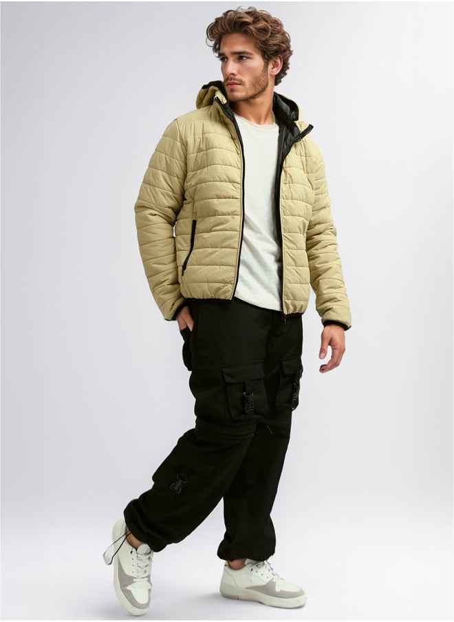 RAVIN - Regular Fit Capishu Puffer Jacket With Two Side Pockets - Image 1