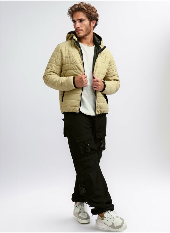 RAVIN - Regular Fit Capishu Puffer Jacket With Two Side Pockets - Image 1