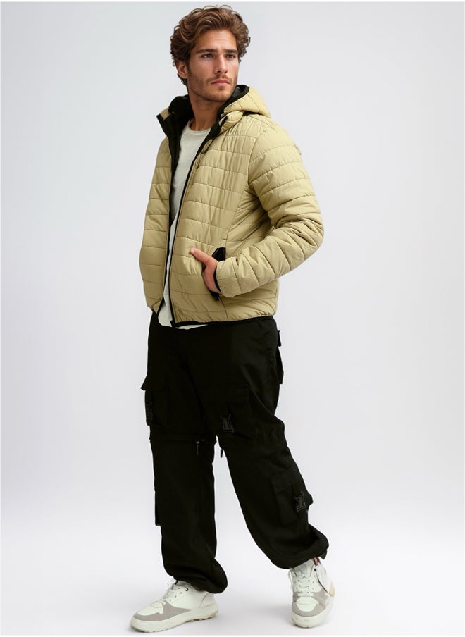 RAVIN - Regular Fit Capishu Puffer Jacket With Two Side Pockets - Image 1