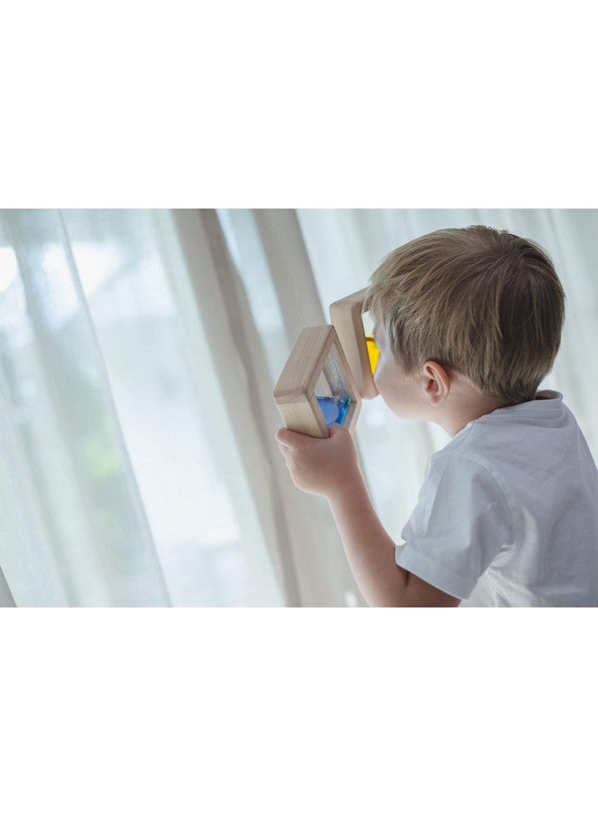 PlanToys 6 Piece Water Block Building & Color Mixing Learning Toy (5523) | Sustainably Made from Rubberwood and Non-Toxic Paints and Dyes - Image 4