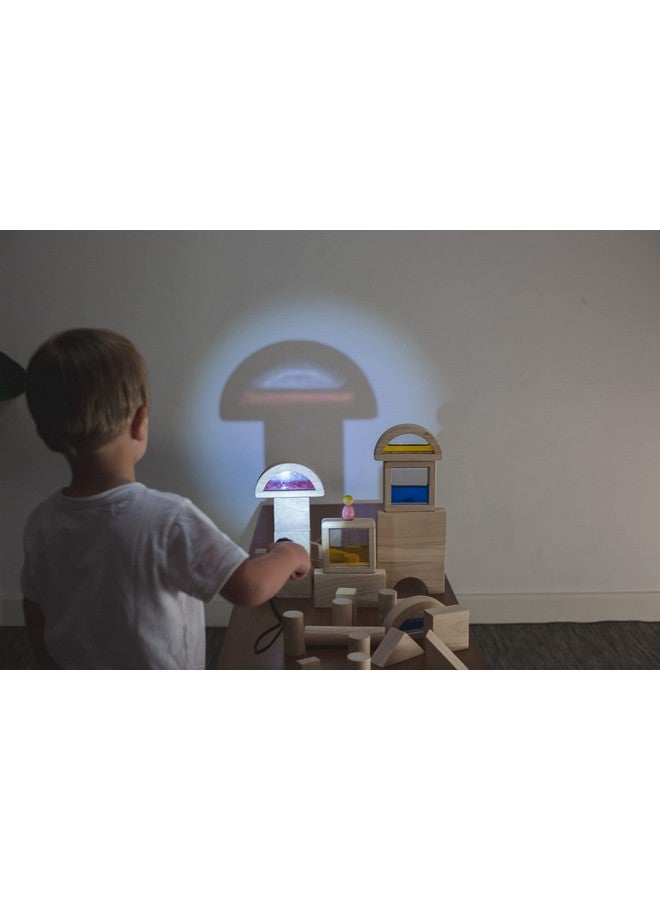 PlanToys 6 Piece Water Block Building & Color Mixing Learning Toy (5523) | Sustainably Made from Rubberwood and Non-Toxic Paints and Dyes - Image 2