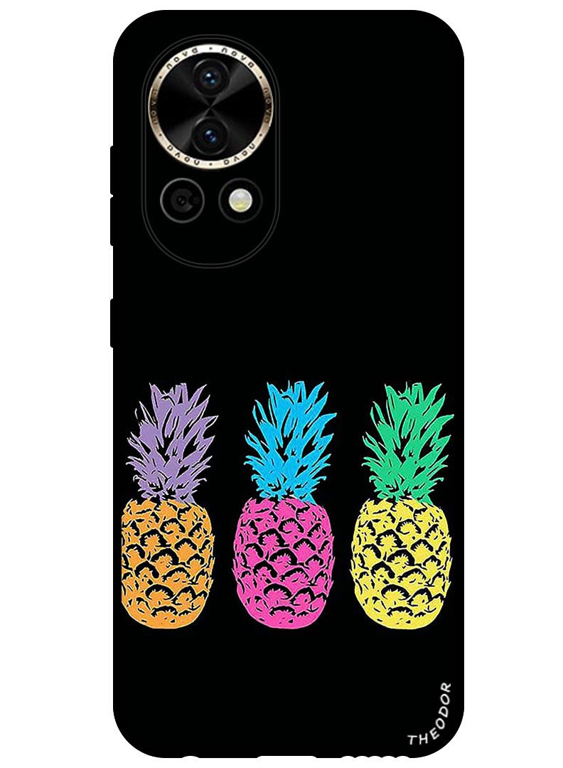 Theodor Protective Case Anti Scratch Shock Proof Bumper Cover For Huawei Nova 12 Pro Pineapples 1 - Image 1