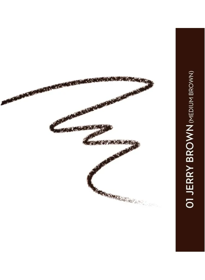 SUGAR Cosmetics Arch Arrival Brow Definer 01 Jerry Brown, Medium Brown
