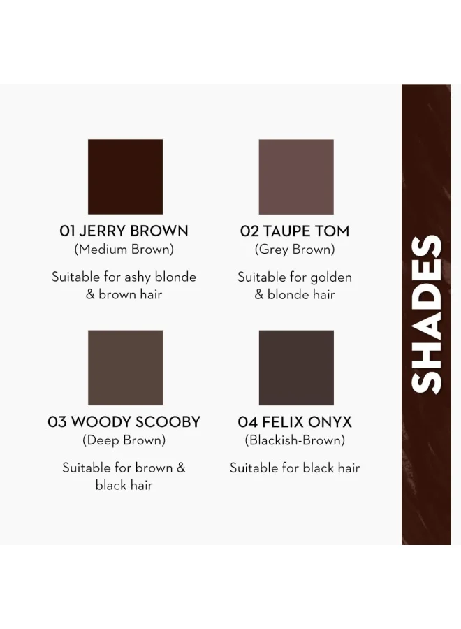 SUGAR Cosmetics Arch Arrival Brow Definer 01 Jerry Brown, Medium Brown