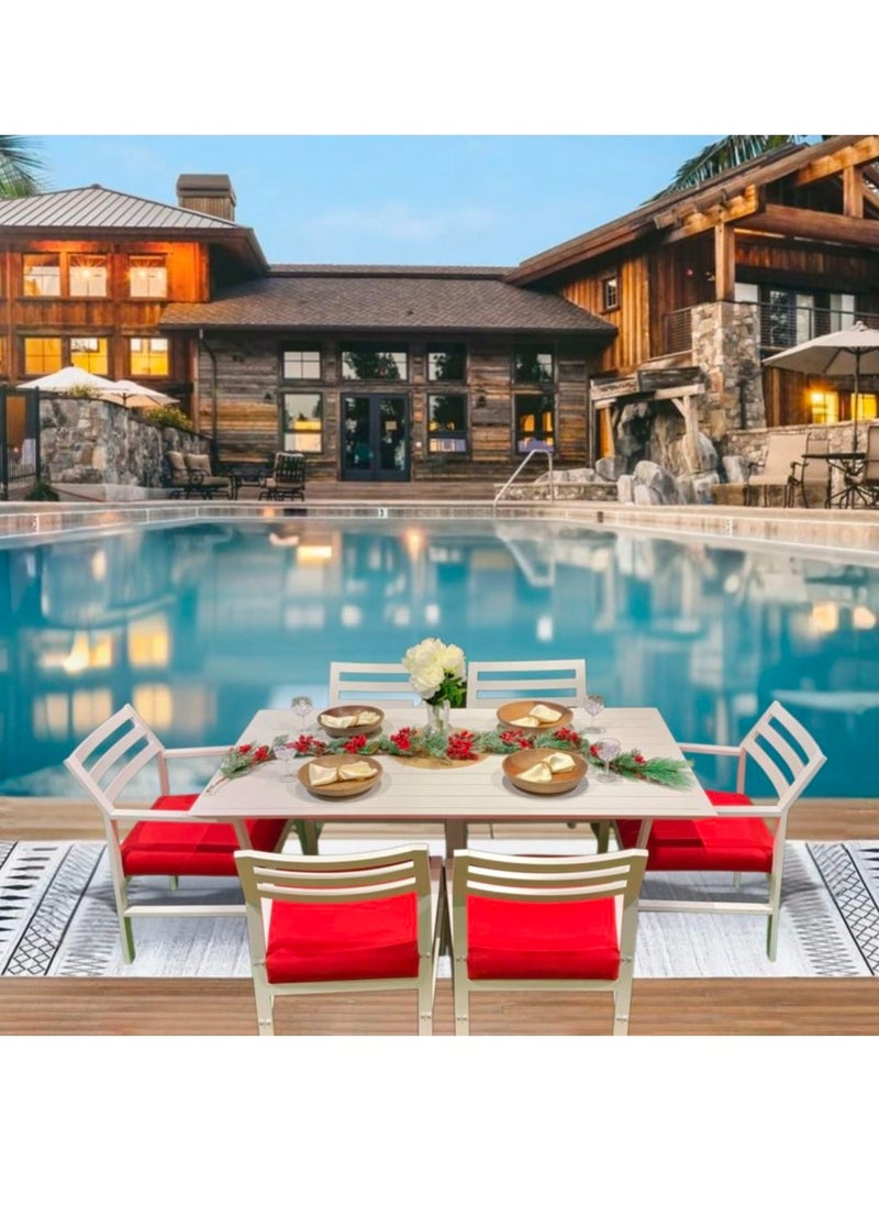 Schondor Furniture Paris | Armless Chair | Made in Aluminum Cast | Outdoor Furniture | Outdoor Dining | Patio | Backyard | Garden | Restaurants  - Image 3