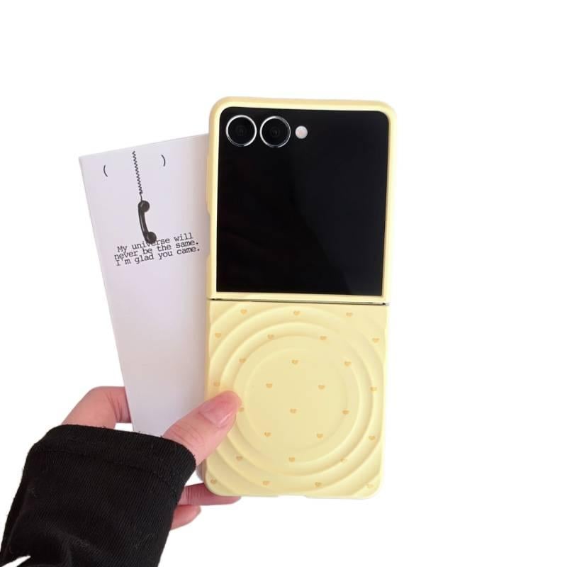 Protective Case | Yellow | Silicone | Shockproof Cover for Samsung Galaxy Z Flip 7 - Image 1