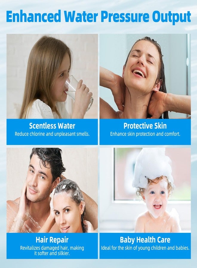 Hibbent Shower Filter for Hard Water, High Output Shower Head Filter to Remove Chlorine and Fluoride, 20 Stage Showerhead Filter, Shower Filter with 2 Replaceable Filter Cartridges, Oil-Rubbed Bronze - Image 5