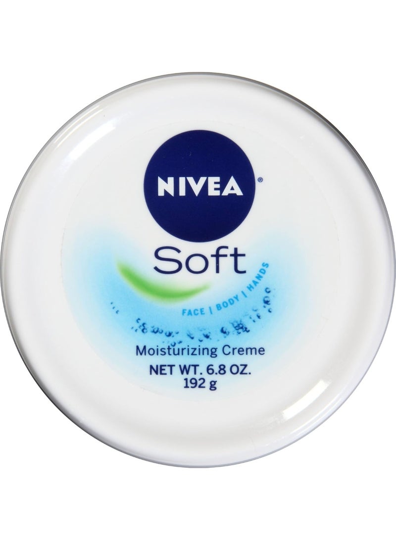 Nivea NIVEA Soft Moisturizing Creme, 6.8 Ounce (Pack of 3) - Image 3