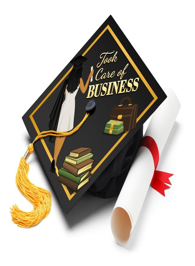 ADVANSYNC Took Care of Business Graduation Cap Topper - Image 1