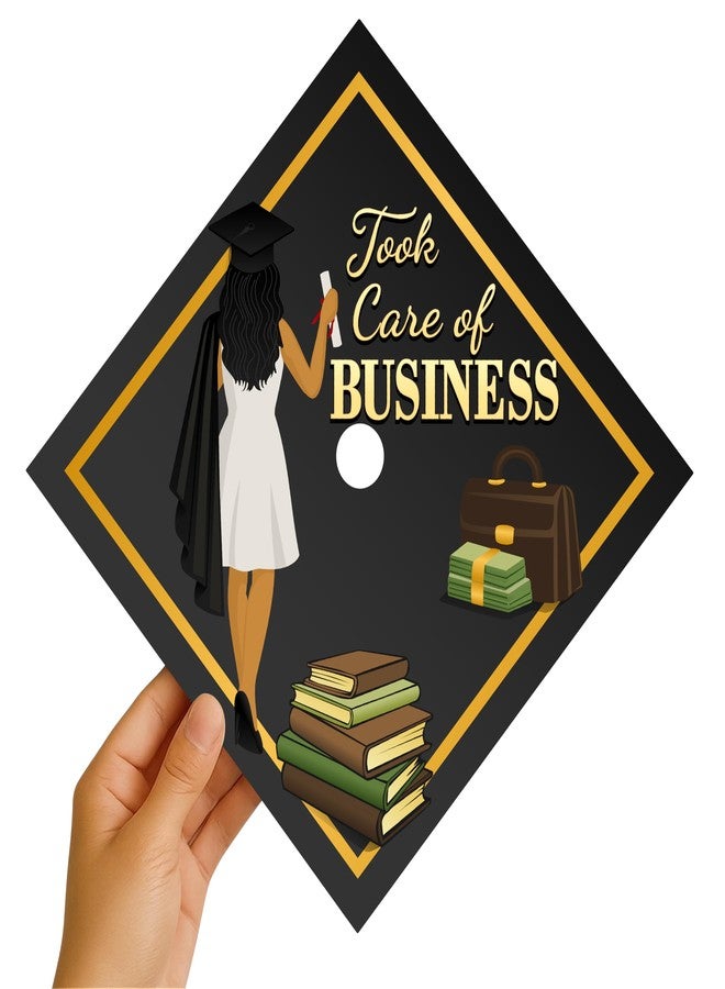 ADVANSYNC Took Care of Business Graduation Cap Topper - Image 2