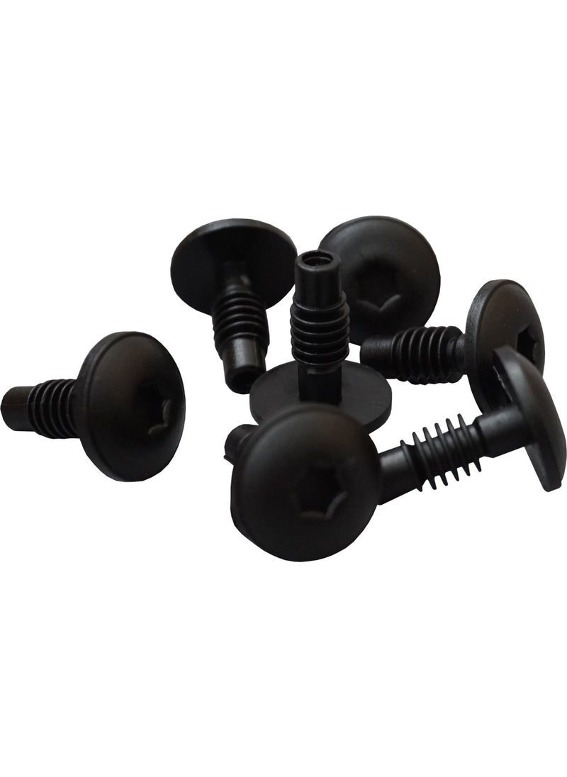Bross Otomotiv Bross Automotive 10 Bumper Fixing Bakelite Screw Clips for Renault 7700412446  - Image 1