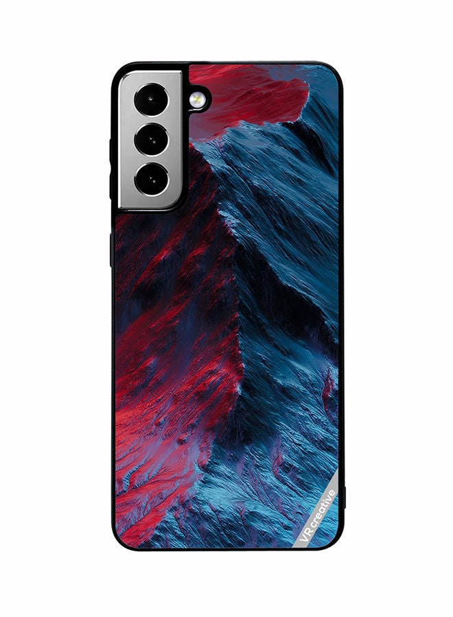 VR CREATIVE Protective Case Cover For Samsung Galaxy S21 FE 5G Mountain Design Multicolour - Image 1