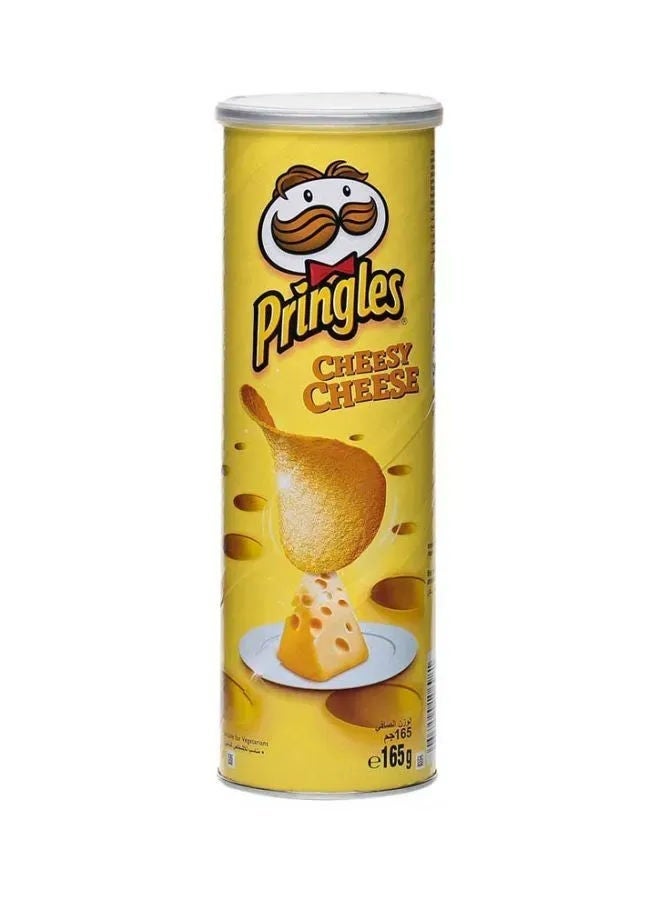 Pringles Cheesy Cheese Potato Crisps, 165g