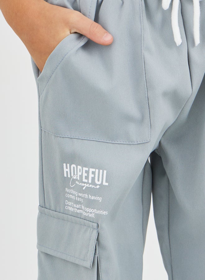 Styli Styli Regular Fit Pants with Cargo Pocket  - Image 3
