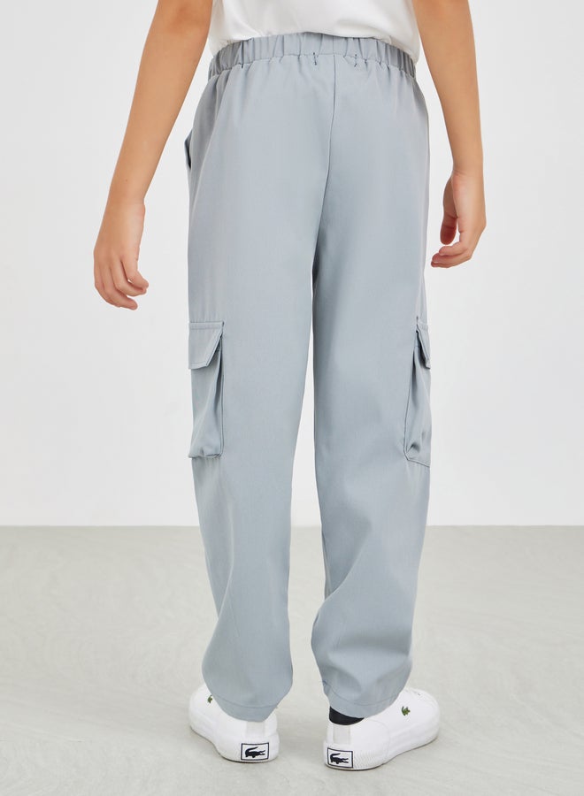 Styli Styli Regular Fit Pants with Cargo Pocket  - Image 4