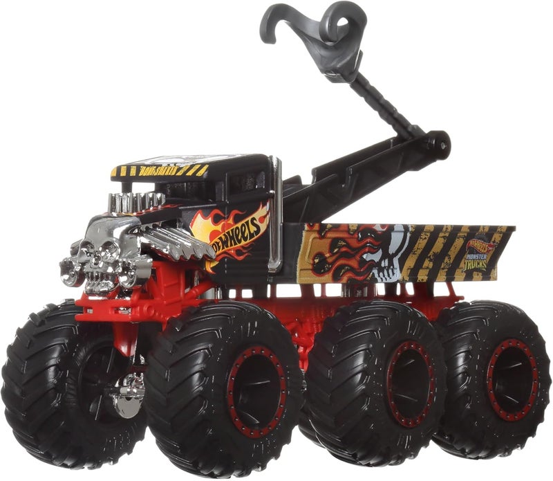 Hot Wheels Monster Trucks Big Rigs, 1:64 Scale Die-Cast Toy Truck with 6 Wheels (Styles May Vary) - Image 1