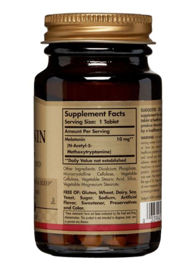Solgar Melatonin 10 Mg - 60 Tablet - Image 2