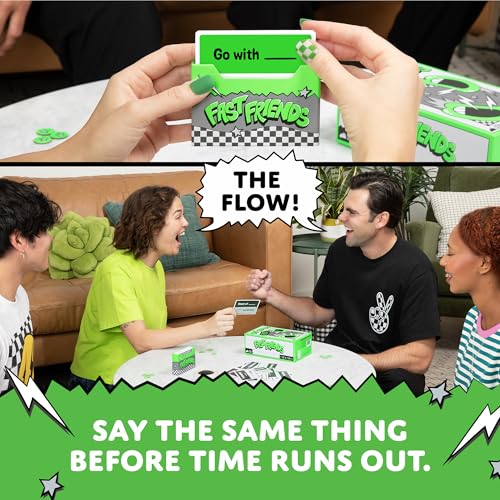 Exploding Kittens Fast Friends Party Game SpeedGuessing Card Game with Timer Life Tokens Card Holder Family Game Night Ages 7 28 Players 10Minute Rounds - Image 5