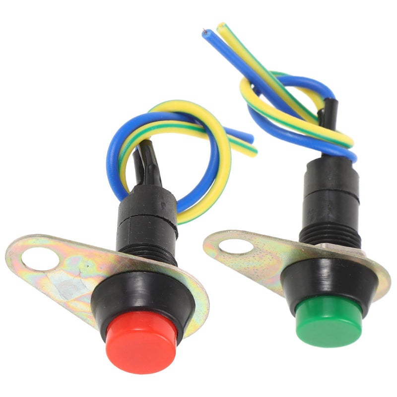 Motorcycle Handlebar Light Switch Black Green Self Reset 3 In 1 Horn Double Flash Control - Image 2