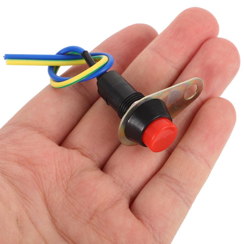 Motorcycle Handlebar Light Switch Black Green Self Reset 3 In 1 Horn Double Flash Control - Image 5