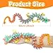 Flavery 3D Printed Dragon 24 inch Large Pearly Sheen Articulated Dragon Fidget Toy 3D Printed Gift for Birthday Figurine DecorCrystal Summar Dream - Image 4