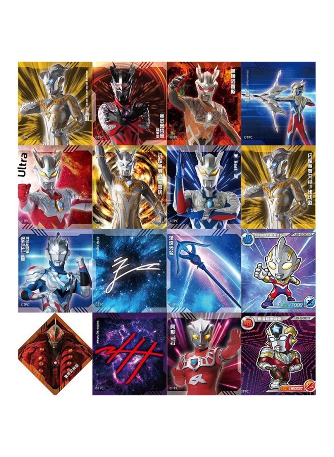 Generic - X Dimension Ultraman Sticker Star Soul Edition Ultraman Hero Collection Sticker Children's Book Boy Card Cero-Color:Ultraman Sticker Collection Book -5 - Image 1