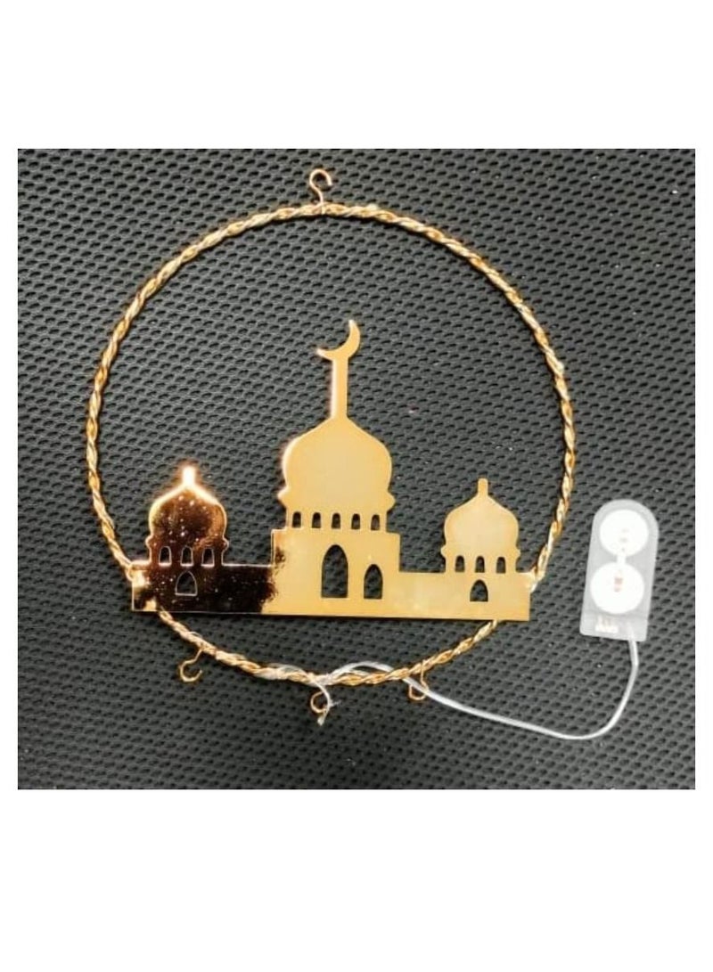 Yuwell Pack Of 3 Pcs Ramadan Decoration Hanging Lights For Indoor And Outdoor Home  Decoration Light With Battery Mosque Design Ramdan Light For Ramadan Decoration - Image 2