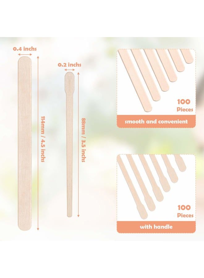 Maitys Wax Warmer Inner Pot Hair Removal Waxing Container Wax Warmer Replacement Pot for 500 cc 14 oz Hair Remover Machine and 200 Pieces Wax Applicator Sticks for Hair Removal Eyebrow - Image 3