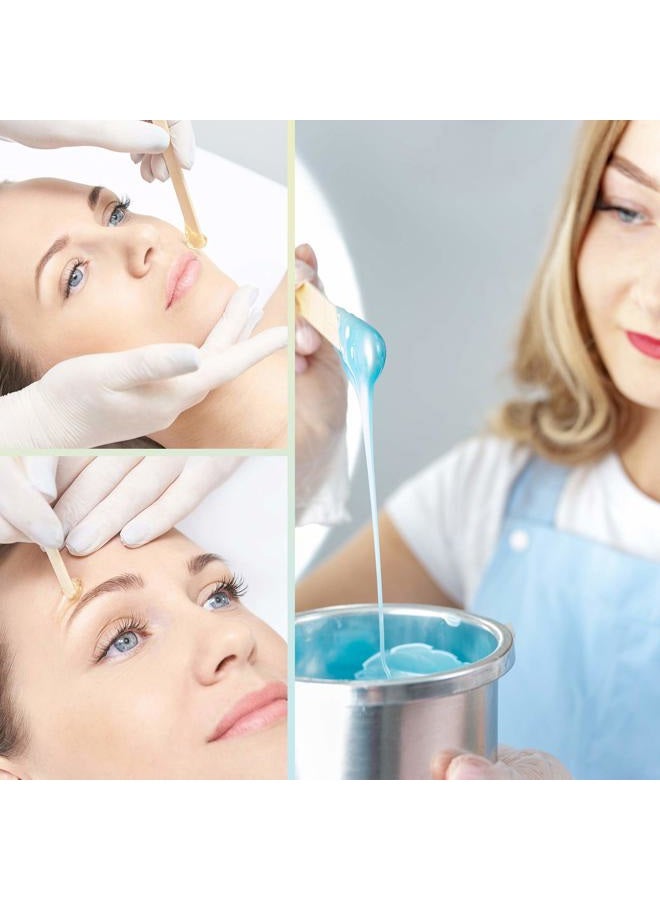 Maitys Wax Warmer Inner Pot Hair Removal Waxing Container Wax Warmer Replacement Pot for 500 cc 14 oz Hair Remover Machine and 200 Pieces Wax Applicator Sticks for Hair Removal Eyebrow - Image 5