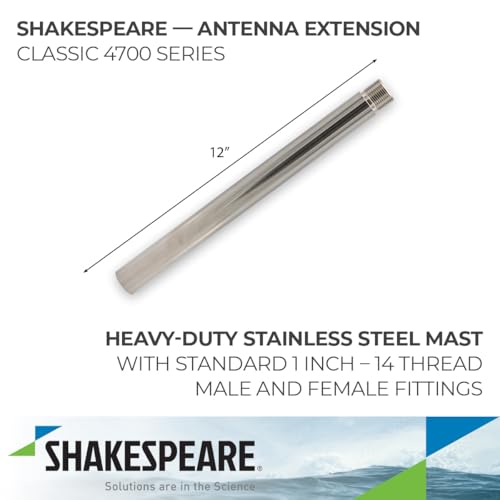 Shakespeare 4700-1 1' Heavy-Duty Stainless Steel Extension Mast - Image 2