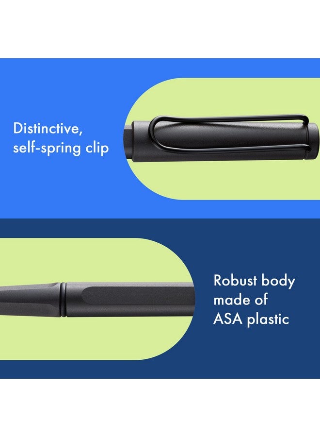 Lamy Safari Charcoal Rollerball Pen - Charcoal - Model 317 - Image 5