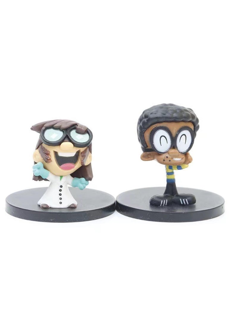 5-8cm 8pcs The Loud House Anime Figure - Image 4
