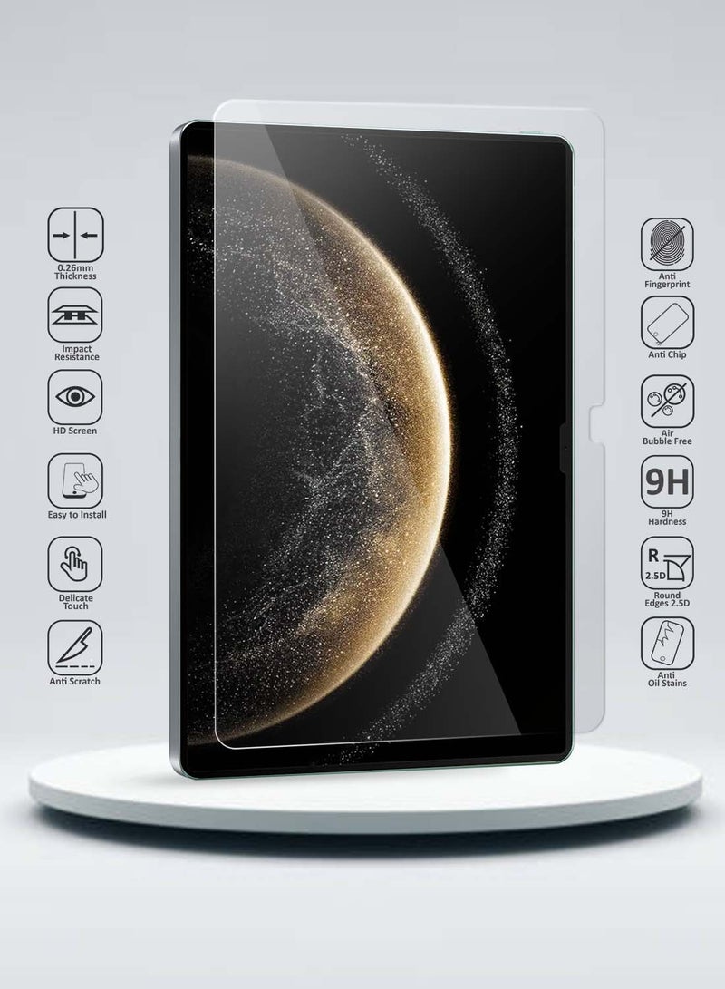 Wtech Huawei MatePad Pro 13.2 4G 2025 (13.2 inches) W00, W29 9H Ultra HD Tempered Glass Screen Protector (TSG9CN) - Clear - Image 3